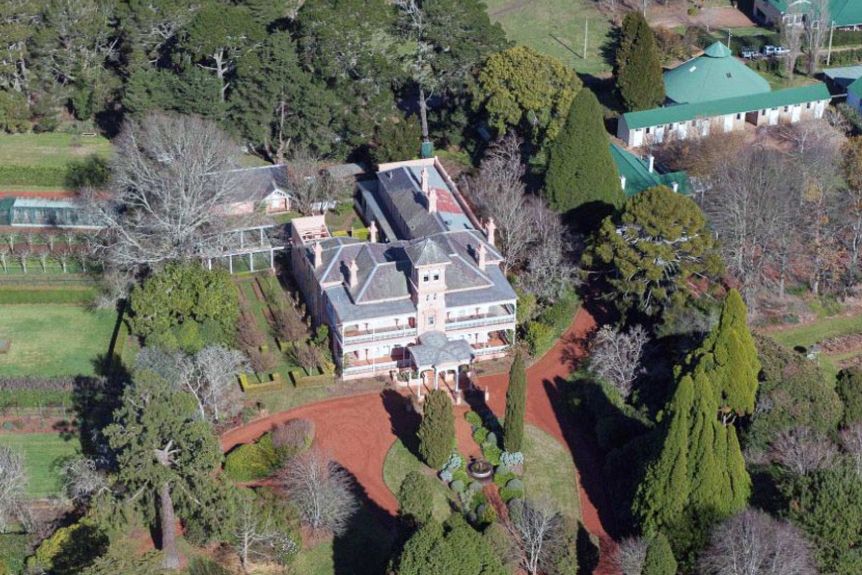 An aerial view of Retford Park property in Bowral, in NSW's Southern Highlands.(AP: Articulate PR)