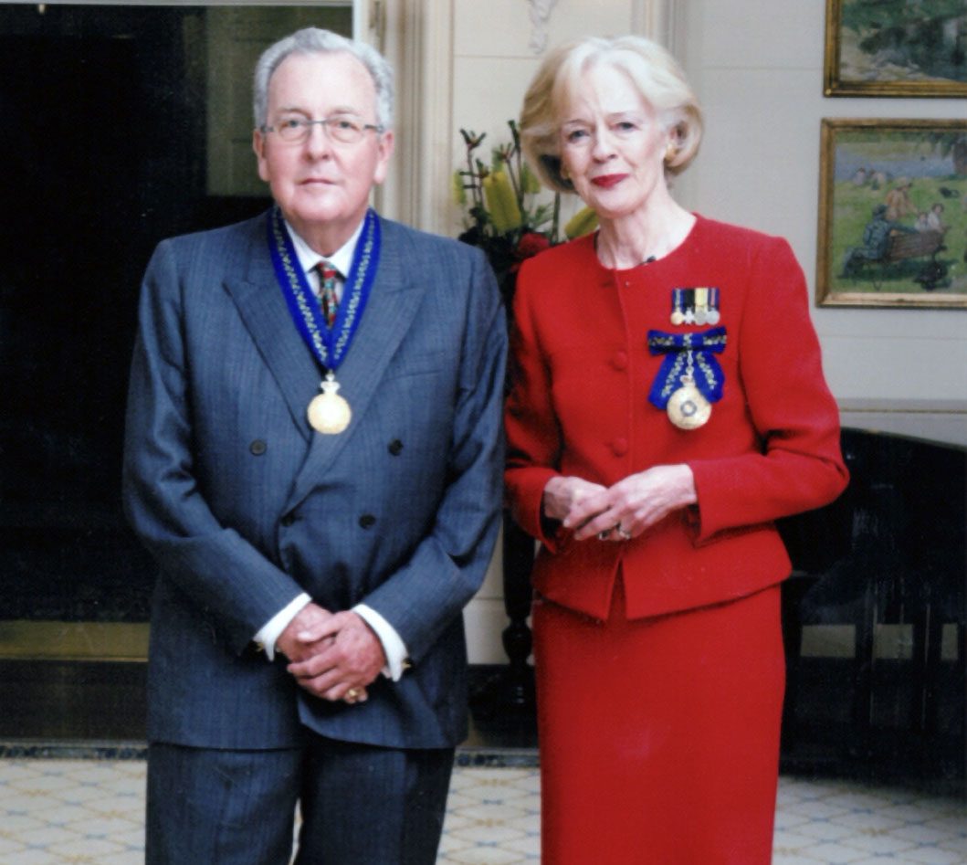 James with the Governor General of Australia Quentin Bryce. 2010.