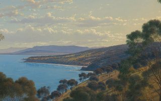 Eugene Von Guerard Dandenong Ranges from 'Beleura' 1870, National Gallery of Australia, Canberra. From the James Fairfax collection, gift of Bridgestar Pty Ltd 1995